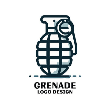 Grenade Vector Logo Design 