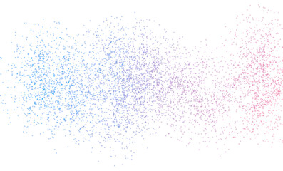 Abstract glowing sparkling stars seamless on transparent background. Glowing sparkles seamless dust of stars neon overlay PNG. Futuristic data concept with glowing sparkles festive dust.