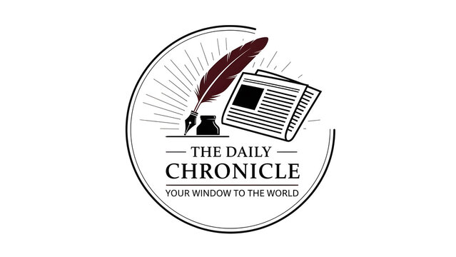 Conceptual logo design for a newspaper brand