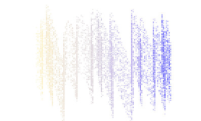 Abstract glowing sparkling stars seamless on transparent background. Glowing sparkles seamless dust of stars neon overlay PNG. Futuristic data concept with glowing sparkles festive dust.