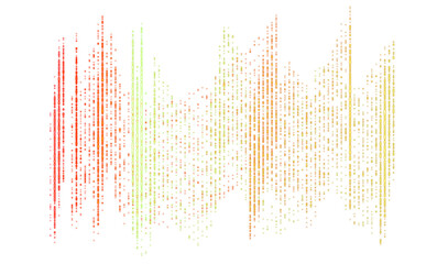 Abstract glowing sparkling stars seamless on transparent background. Glowing sparkles seamless dust of stars neon overlay PNG. Futuristic data concept with glowing sparkles festive dust.