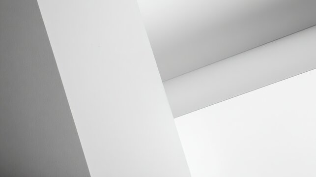 Minimalist tech-inspired abstract shapes on a white background, symbolizing modernity and innovation.