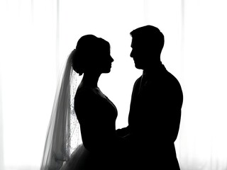 Wedding Couple Silhouette