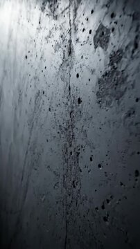 Abstract Concrete Wall Texture Illuminated By Light In Dark Architectural Setting
