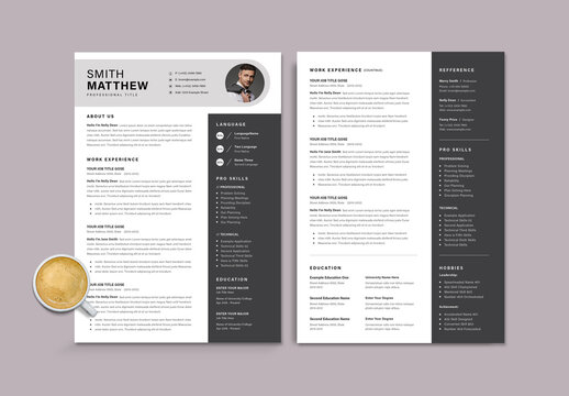 Resume CV Design Layout