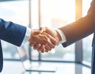 Generative AI
ビジネスパートナーシップを象徴する握手の瞬間