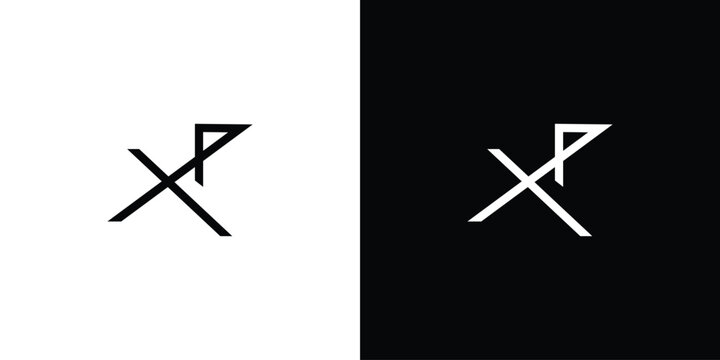 Modern and unique XP logo design