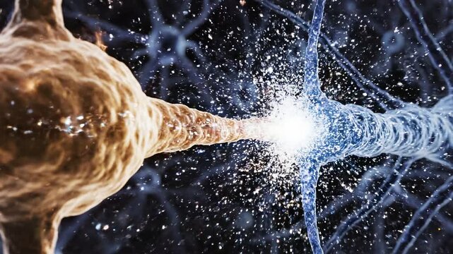 Neural Pathway Firing in Ultra Close-Up
