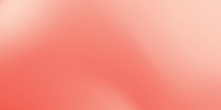 Bright tender vector watercolor red and coral gradient background. Abstract soft wavy peach and pink mesh gradient wallpaper for nature sky concept