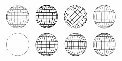 Geometric spheres and ellipse a visual exploration of circular and spherical forms