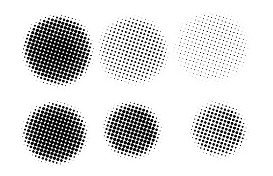 abstract halftone dots