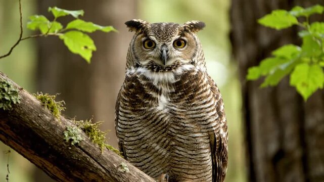 owl on tree