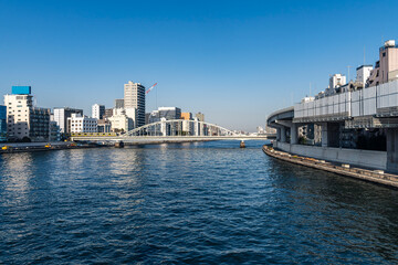 東京　隅田川界隈の風景