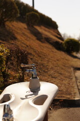 公園の水飲み場