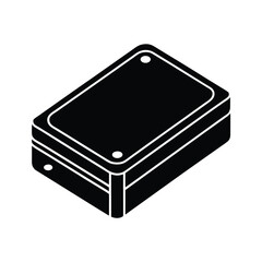 External Hard Drive Vector Illustration