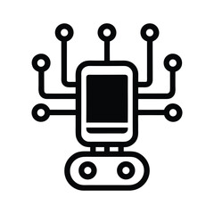 Smart Device Connection Vector Illustration