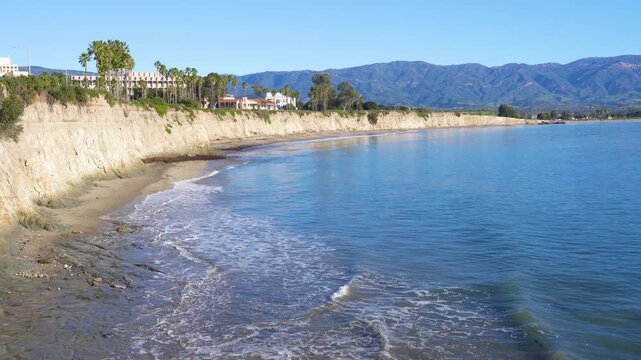 Beach view in Goleta, California.
