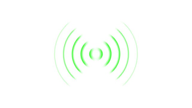 Concentric circles radiating outwards in grayscale on white background for abstract ripple pattern, wave signal and modern minimal design concept