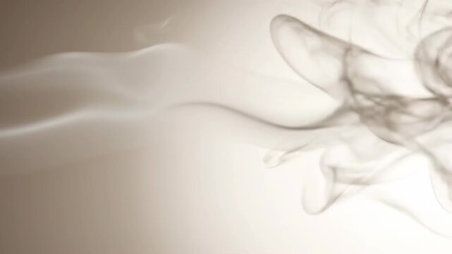 Abstract Smoke Formation: An elegant and ethereal display of swirling smoke, captured in a studio setting, evoking a sense of mystery and transience.