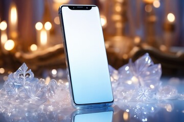 スマートフォン　 モックアップ　サンプルイメージ