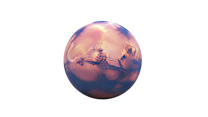 Realistic rendering of Planet Mars