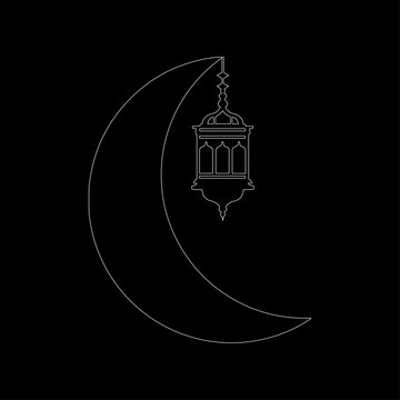 Ramadan Pattern Sign Ramadan Mubarak Ramadan Karim in vector art