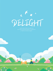 밝은 봄 꽃 백그라운드 03
