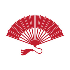 Red Traditional Fan