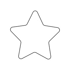 star rating flat icon vector