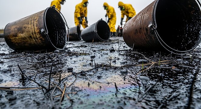 Oil Spill Cleanup Efforts in Progress