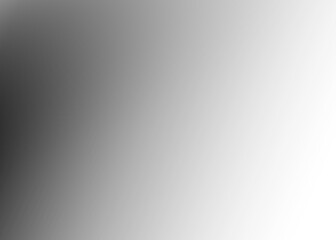 Fototapeta premium Black gradient vignette effect dark to light on transparent background