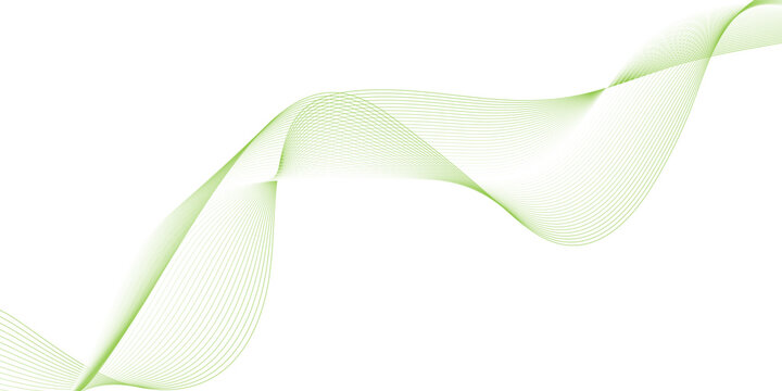 abstract green wave line background, dots on a whit clean and fresh background, abstract wave line element for design, template for advertising computer background.