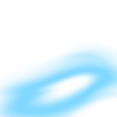 Long blue light trail with soft glowing gradient style