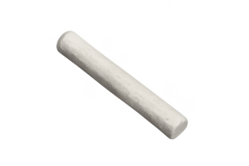 White chalk stick creating school education concept