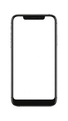 Modern smartphone frame isolated on transparent background
