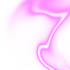 Abstract pink energy swirl design element on transparent background