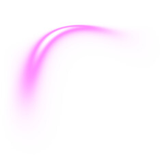 Obraz premium Purple neon arc light