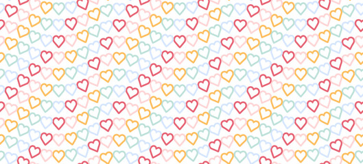 Cute Little Hearts Pattern for Valentines Day, Nursery Decor, Wrapping Paper Backgrounds