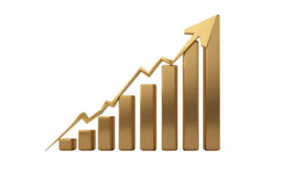 business graph on white background,business graph, chart, growth chart, business growth, analytics, statistics, financial chart, isolated, isolated on white, white background, success, performance