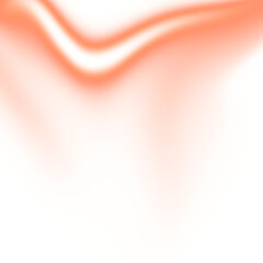 Naklejka premium Abstract orange light flow with soft gradients on transparent background