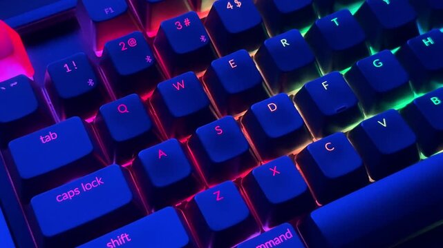 computer keyboard close up