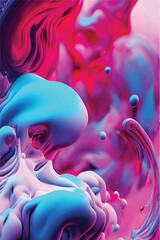 Multicolor geometric pattern Abstract psychedelic vertical background. Vector illustration	