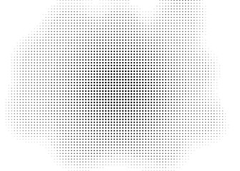 Abstract monochrome grunge halftone pattern. Vector illustration	