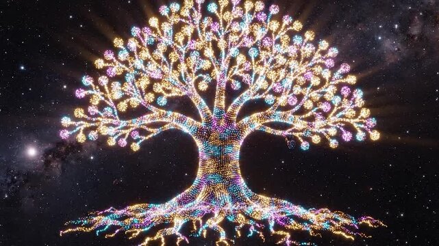 Cosmic Tree of Life - A Journey Through the Universe.