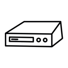 Obraz premium Computer server icon - Clipart, Glyph and solid icon set, Flat Design Icon, line icon set, Flat Vector icon, icon, Editable stroke icon, Modern icon collection