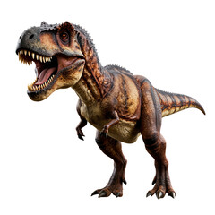 Fototapeta premium Roaring Tyrannosaurus Rex Dinosaur with Open Mouth