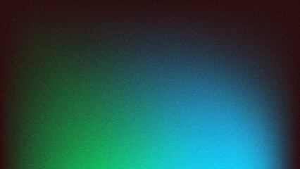 Deep green blue noisy abstract background, Grainy gradient abstract background for web banner poster design, grain texture effect, copy space, Backdrop.