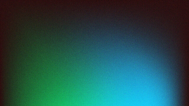 Deep green blue noisy abstract background, Grainy gradient abstract background for web banner poster design, grain texture effect, copy space, Backdrop.