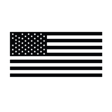 American flag icon - Clipart, Glyph and solid icon set, Flat Design Icon, line icon set, Flat Vector icon, icon, Editable stroke icon, Modern icon collection