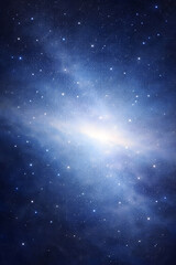 Obraz premium Starry Night Sky Gradient with Central Misty Glow Band and Copy Space